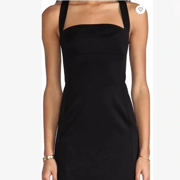 BLACK HALO NWT Bryson Cross Back Sheath Dress 4 - Picture 5 of 10